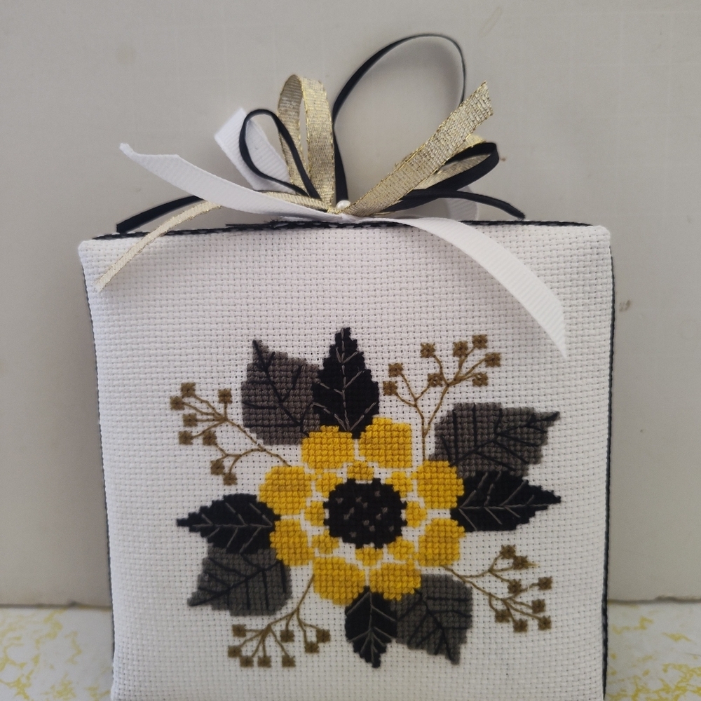 Floral Embroidered Wall Hanging